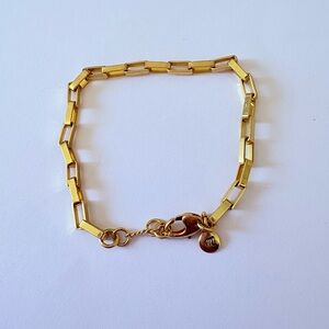 Madewell Gold Chain Bracelet